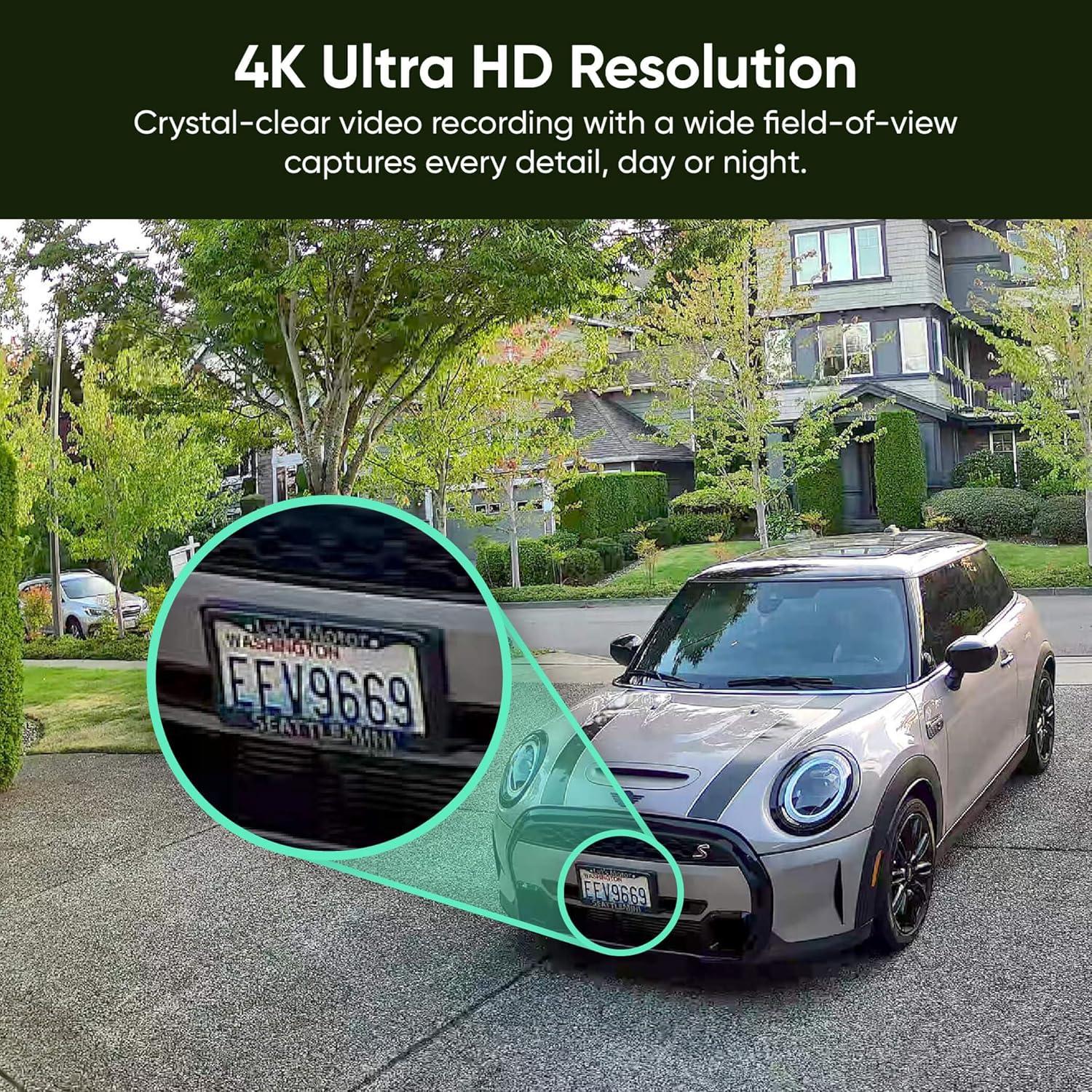 imageWYZE Cam Pan v4 4K Smart Security Camera AI IndoorOutdoor Cameras for Home Security Baby ampamp Pet Color Night Vision 360 PanTilt8 x Digital Zoom 24G ampamp 5G Works with Alexa ampamp Google Assistant