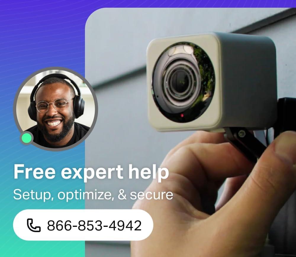 imageWYZE Cam v4 25K HD WiFi Smart Home Security Camera IndoorOutdoor PetBaby Monitor Motion Activated SpotlightSiren Color Night Vision 2Way Audio Works with Alexa ampamp Google Wired GreyWhite