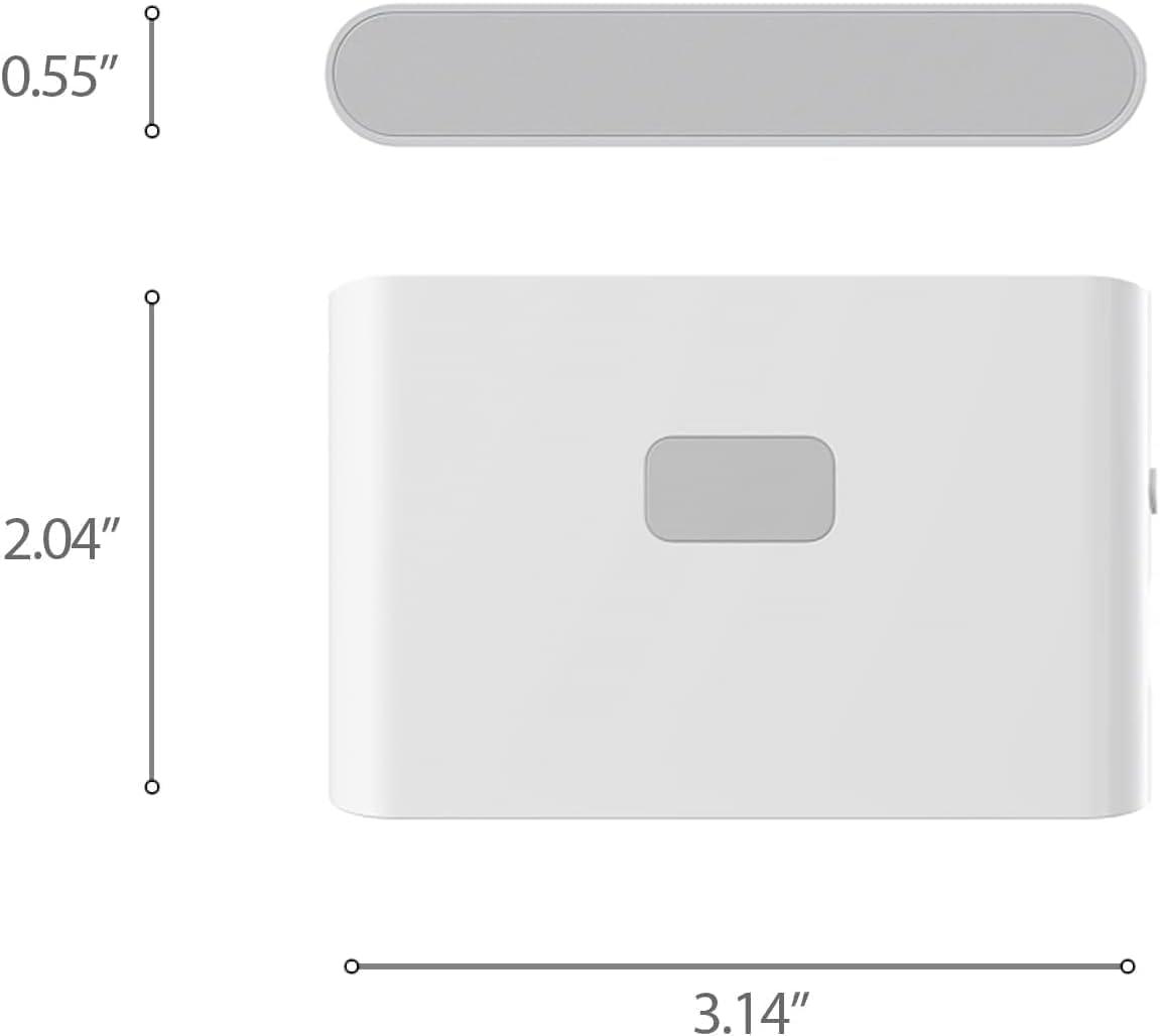 imageWYZE Rechargeable Night Lights with Dusk to Dawn ampamp Motion Sensors Warm ampamp Soft White Stair Lights for Bathroom Hallway Linkable Magnetic Mount 3 Pack3 Pack