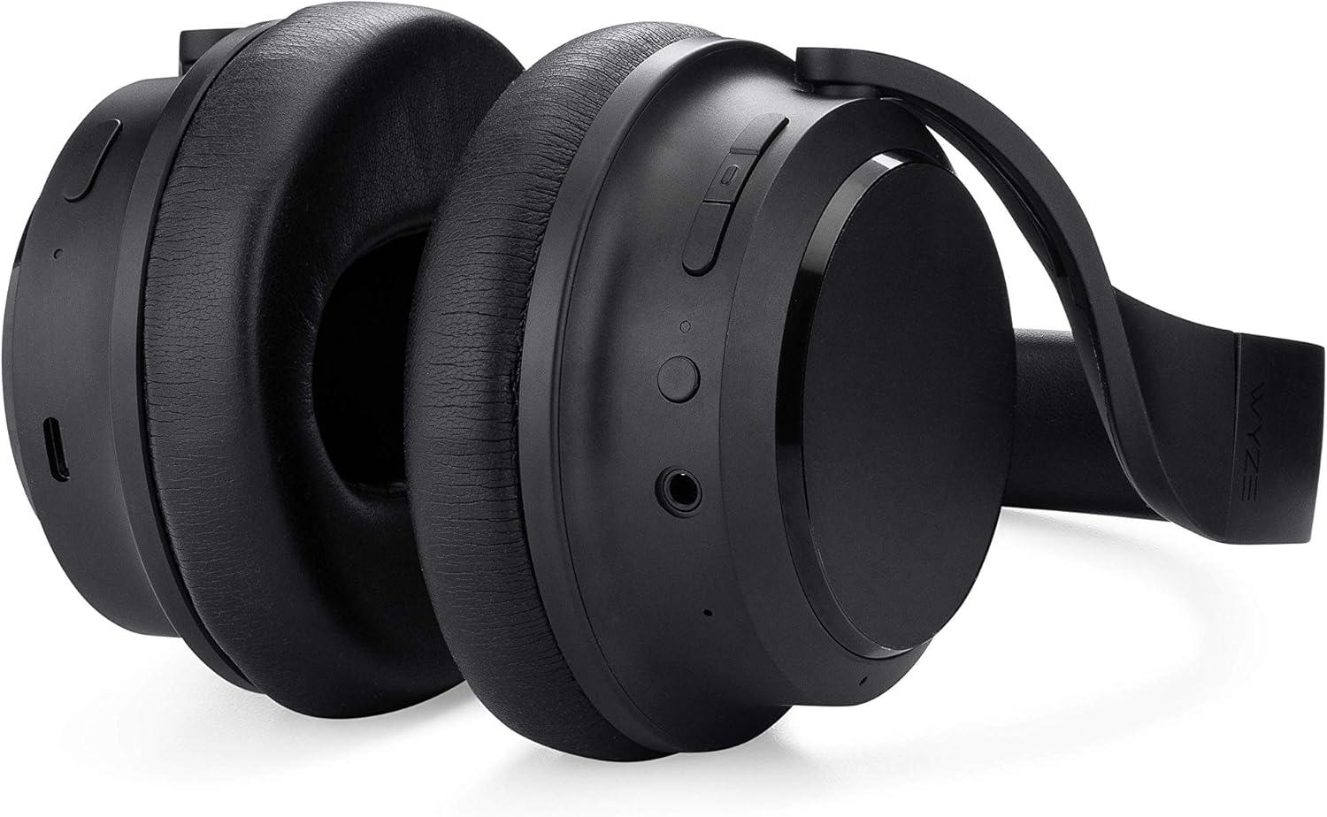 imageWyze Bluetooth 50 Headphones Over The Ear Headphones with Active Noise Cancellation HighFidelity Sound Transparency Mode Alexa Builtin BlackBlack