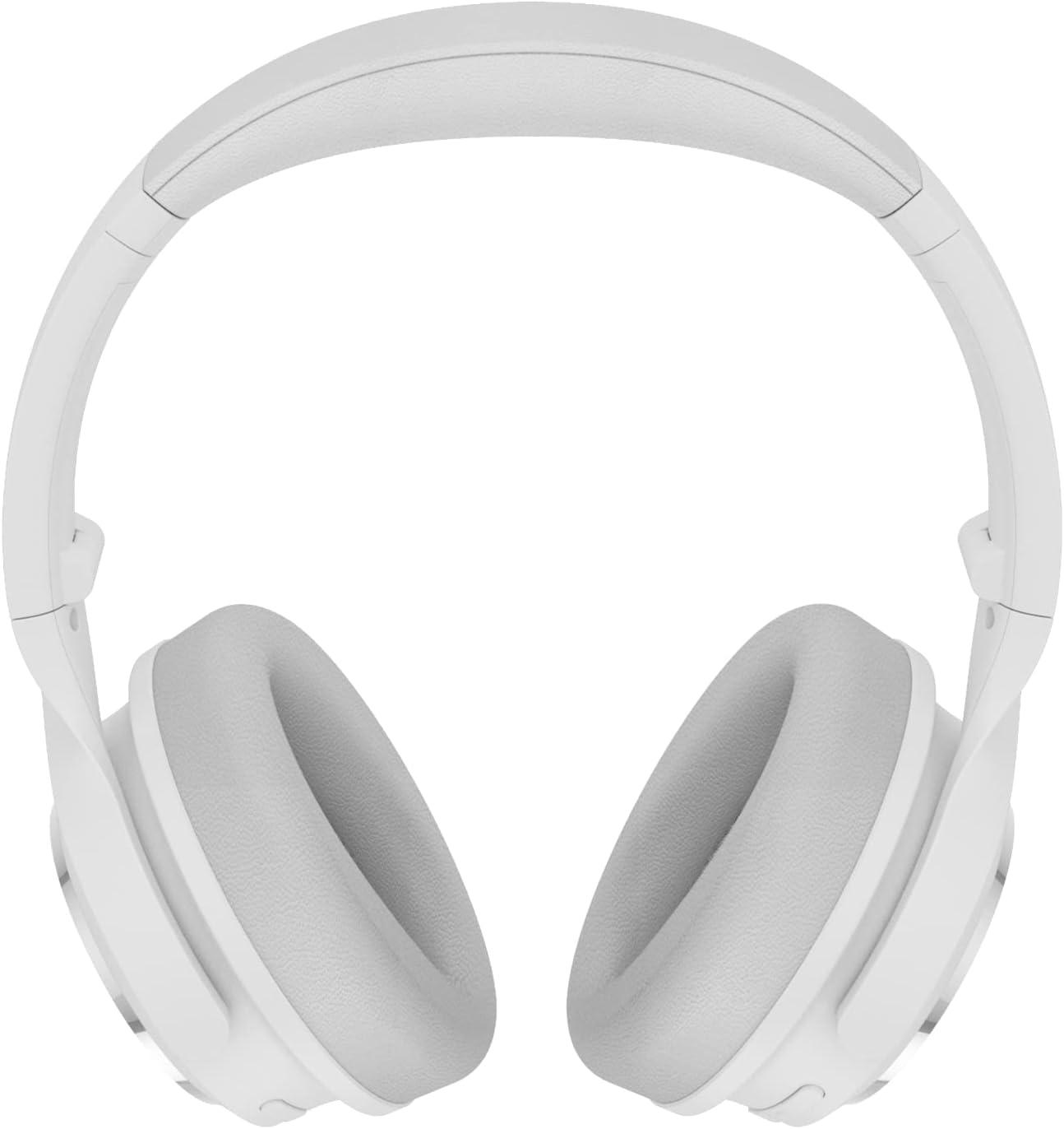 imageWyze Bluetooth 50 Headphones Over The Ear Headphones with Active Noise Cancellation HighFidelity Sound Transparency Mode Alexa Builtin BlackWhite