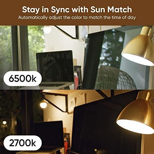 imageWyze Bulb Color 1100 Lumen WiFi RGB and Tunable White A19 Smart Bulb Works with Alexa and Google Assistant TwoPackColor