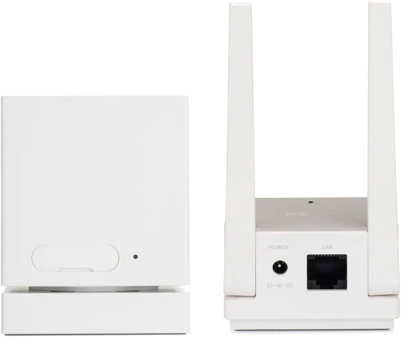 imageWyze Cam Outdoor Starter Bundle Base Station and 1 Cam 1080p HD IndoorOutdoor WireFree Smart Home Camera with Night Vision 2Way Audio Works with Alexa ampamp Google Assistant White with Camo Skin