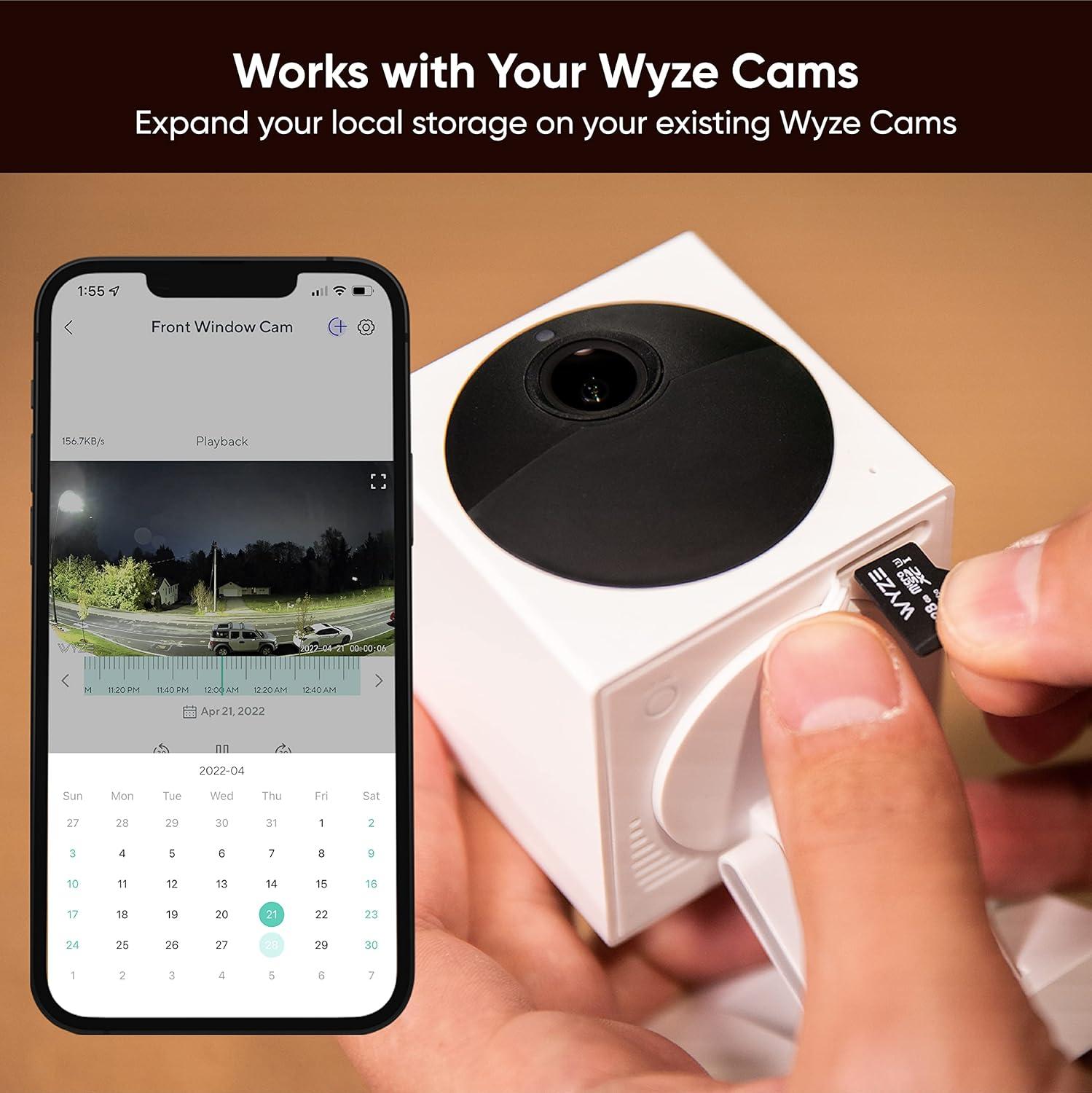 imageWyze Expandable Storage 32GB MicroSDHC Card Class 10 Black128GB