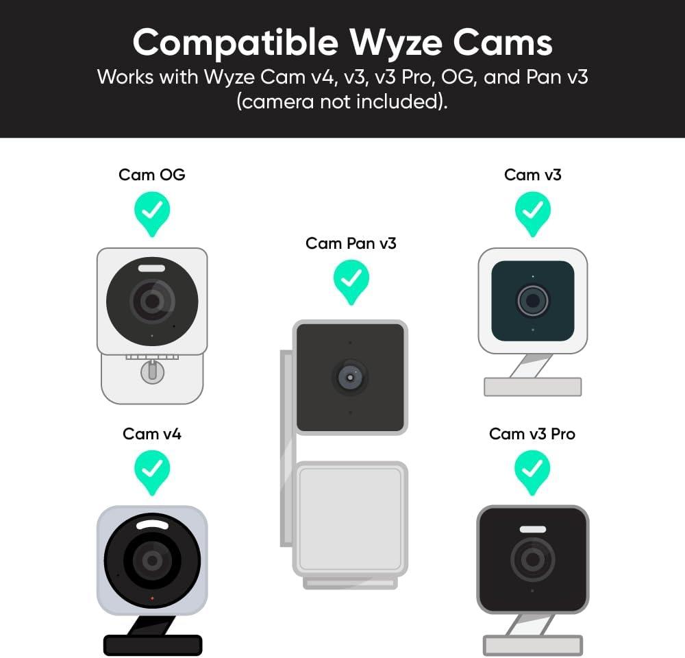 imageWyze Lamp Socket Power Adapter for Wyze Cam v3v4 Camera Sold SeparatelyLamp Socket v2