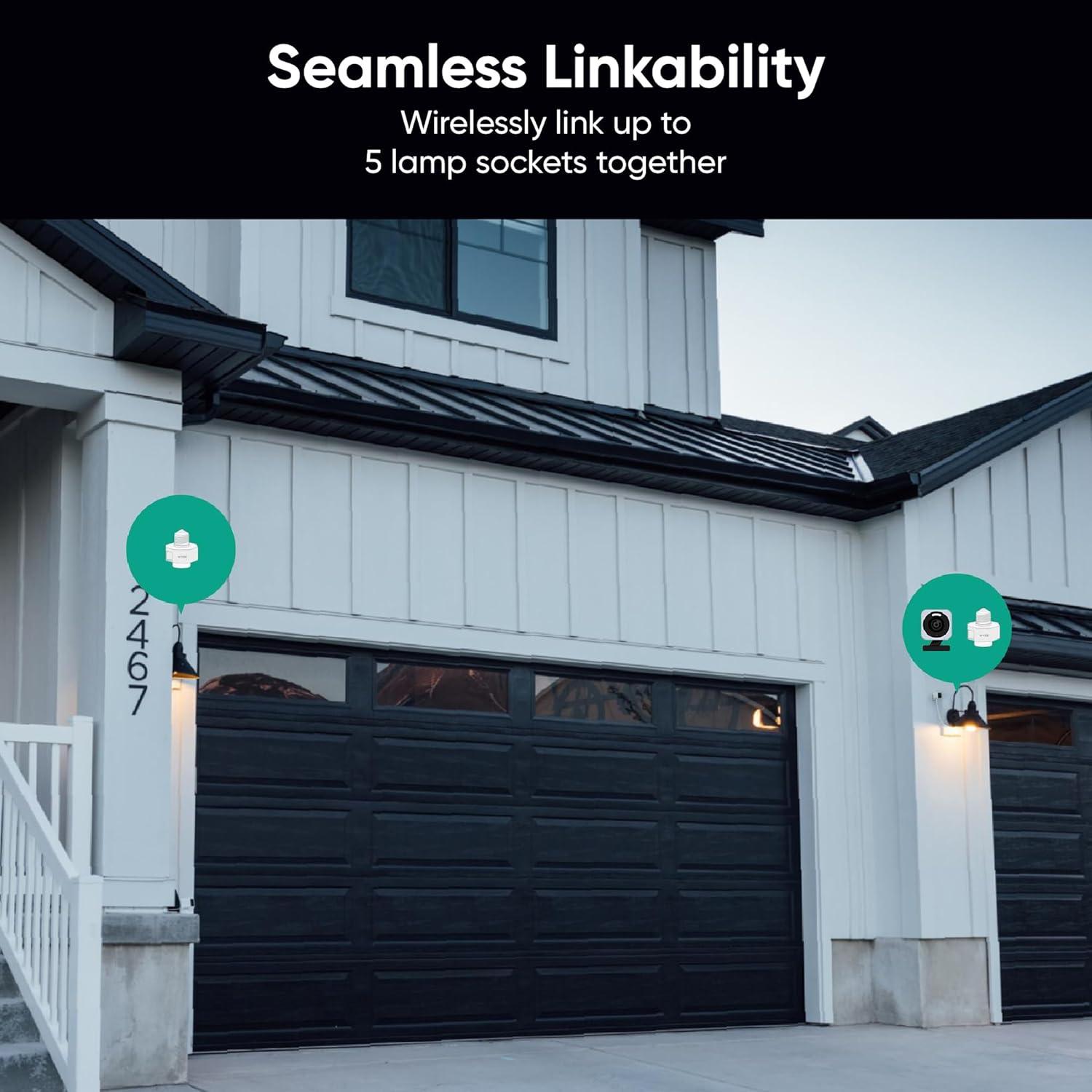 imageWyze Lamp Socket Power Adapter for Wyze Cam v3v4 Camera Sold SeparatelyWyze Lamp Socket