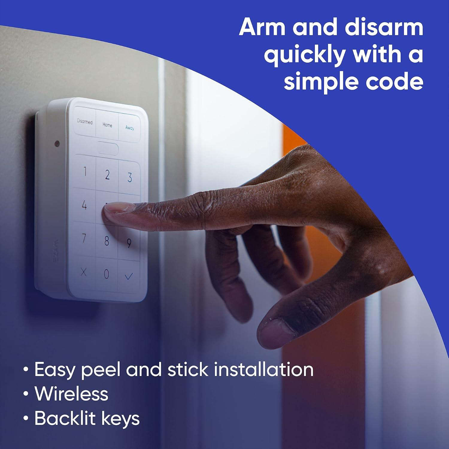 imageWyze Leak Sensor 3 Pack and Single ProbeKeypad