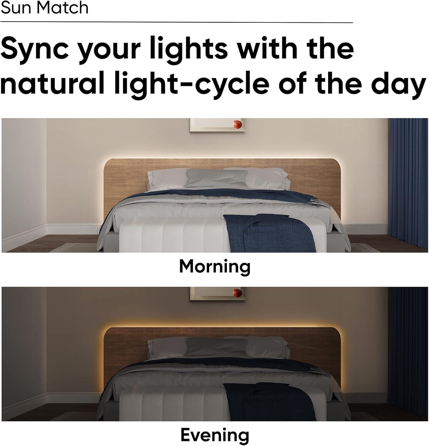 imageWyze Light Strip 328ft WiFi LED Strip Lights 16 Million Colors RGB with App Control and Sync to Music for Home Kitchen TV Party Compatible with Alexa and Google Assistant 2 Rolls of 164ft328ft