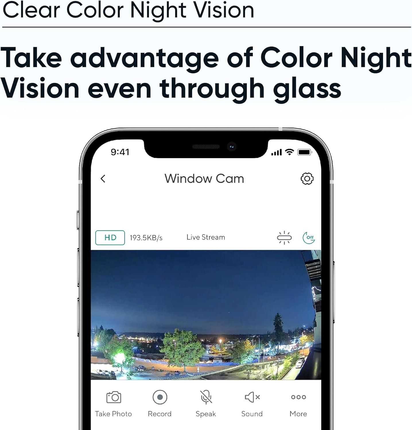 imageWyze Window Mount for Wyze Cam OG v3 v3 Pro v4Black