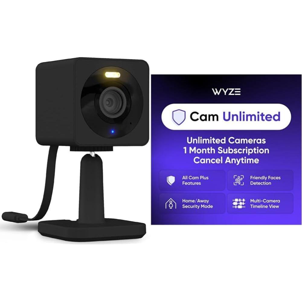 imageWYZE OG Black 2Pack Cam Unlimited Monthly Covers Unlimited Cameras AutoRenews at 999Month Activation Required Cancel AnytimeBlack