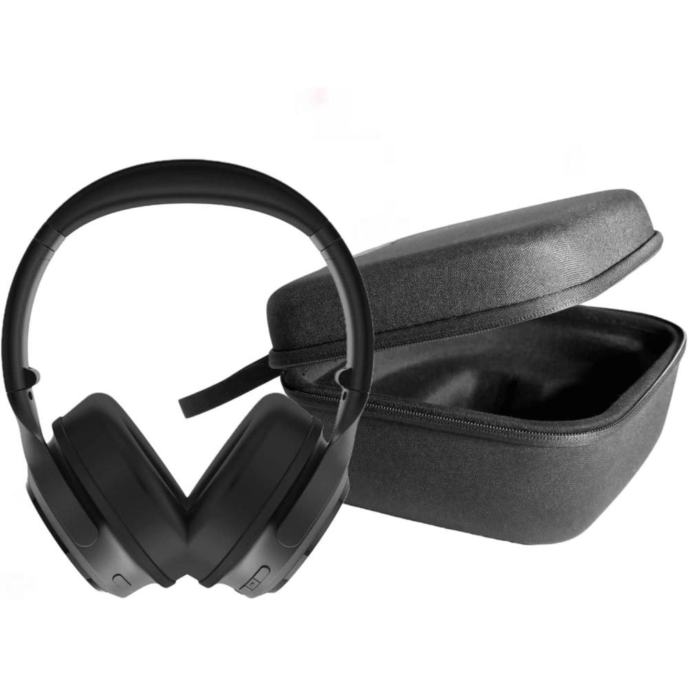 imageWyze Bluetooth 50 Headphones Over The Ear Headphones with Active Noise Cancellation HighFidelity Sound Transparency Mode Alexa Builtin BlackBlack