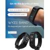 imageWYZE Band Fitness Tracker with Alexa Builtin Activity Tracker Watch with Heart Rate Monitor Smart Fitness Band with Step Counter Calorie Counter Pedometer Water Resistant Black