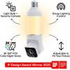 imageWYZE Bulb Cam Security Camera 2K HD Outdoor Light Bulb Camera Color Night Vision Dimmable LED Bulb Motion Detection Siren Alarm Works wAlexaGoogle Assistant Free Expert SupportBulb Cam