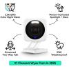 imageWYZE Cam v4 25K HD WiFi Smart Home Security Camera IndoorOutdoor PetBaby Monitor Motion Activated SpotlightSiren Color Night Vision 2Way Audio Works with Alexa ampamp Google Wired GreyWhite