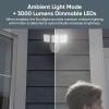 imageWYZE Floodlight Camera Pro PCMag Editors Choice 3000Lumen LEDs 25K HD Outdoor Security Camera 180 Wide View Color Night Vision Works with Alexa ampamp Google Wired Free Expert SetupBlack