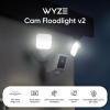 imageWYZE Floodlight Camera v2 with Plugin Mount 2K HD Outdoor Security Camera Color Night Vision Motion Activated Electrical Box with 20ft WeatherResistant Power Cable Easy Installation White