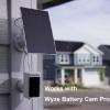 imageWYZE Solar Panel  Compatible with Wyze Cam Outdoor v1v2 and Battery Cam Pro Continuous Power with 25W 5V Charging