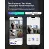 imageWYZE Wireless Duo Cam Video Doorbell Chime Included Battery Powered 2K Full HD Video 2 Cameras People and Package 2Way Audio Color Night VisionNew VersionWireless Duo Cam Doorbell Camera