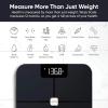 imageWyze Smart Scale Scale for Body Weight Digital Bathroom Scale for Body Fat BMI and Heart Rate Body Composition Analyzer with App Batteries Included Bluetooth 400 lb BlackWyze Scale Black