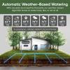 imageWyze WSPRK1 Smart Controller Smart Sprinkler Timer with EPA Watersense 8Zone WiFi 1 Year of Automatic WeatherBased Watering with Sprinkler Plus Included BlackWyze Sprinkler Controller