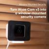 imageWyze Window Mount for Wyze Cam OG v3 v3 Pro v4Black