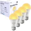 imageWyze Bulb White 800 Lumen 90CRI WiFi TunableWhite A19 Smart Light Bulb Compatible with Alexa and Google Assistant TwoPack4 Pack