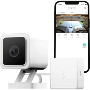 imageWyze Smart Garage Door Opener wbuiltin HD Video Remotely Control Garage Door 1080p HD Video wColor Night Vision TwoWay Audio