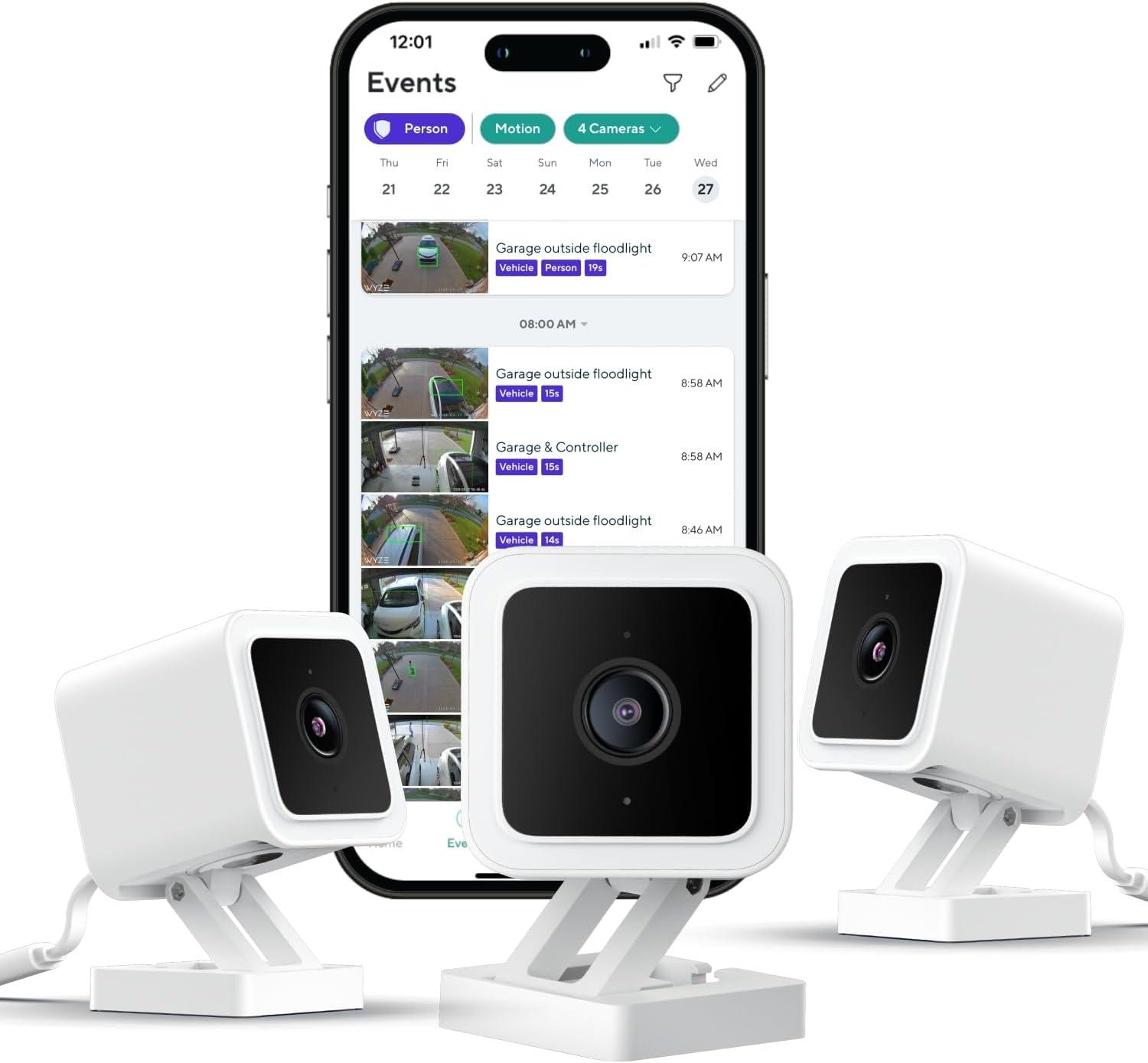 imageWYZE Cam v3 White 2Pack Cam Unlimited Monthly Covers Unlimited Cameras AutoRenew at 999Month Activation Required Cancel AnytimeWhite