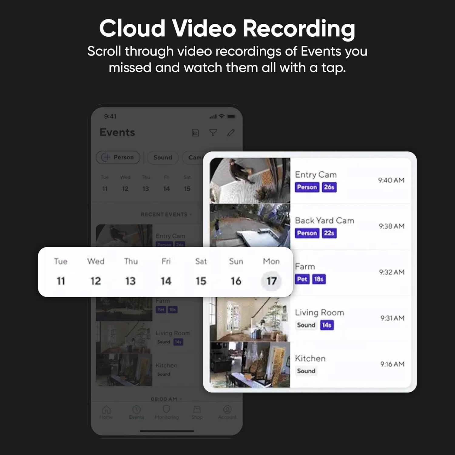 imageWyze Security Plan  Cam Unlimited  Unlimited Cameras  1 Month Subscription Full AI features  Facial Recognition for Friendly Faces  Smart Detection for Person Pet Package Vehicle and Glass Break  Security Surveillance and Monitoring  Rolling 14 Days Event Video Recording  Activation Required  Cancel Anytime1 Month  1 Camera