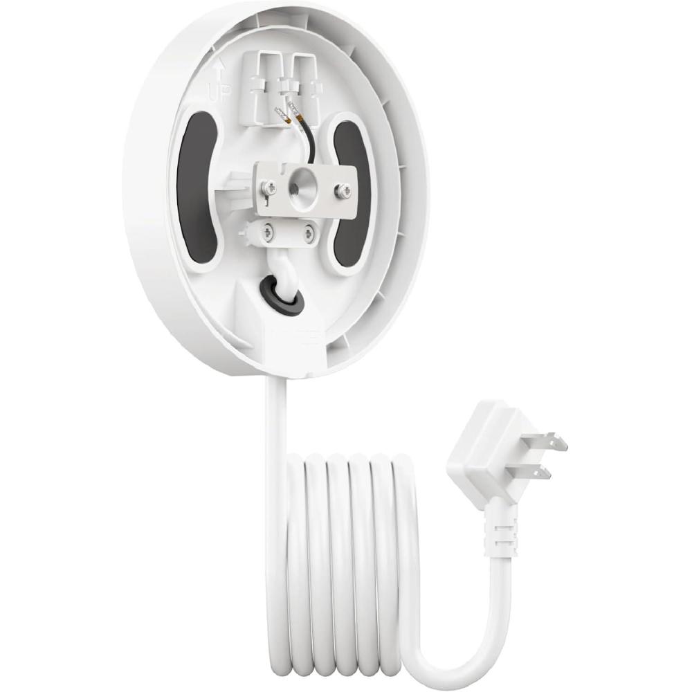 imageWyze Floodlight Cam Plugin Mount for Wyze Floodlight Cameras v1v2Pro Electrical Box with 20ft WeatherResistant Outdoor Power Cable Easy Installation WhiteWhite