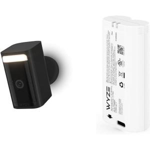 imageBundle of WYZE 25K Wireless OutdoorIndoor Battery Security Camera and Removable Battery Pack