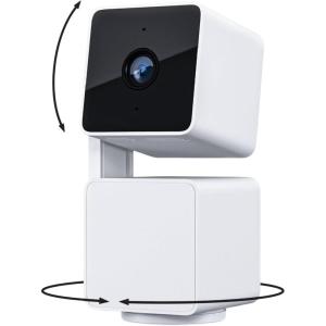 imageWYZE Cam Pan v3 IndoorOutdoor IP65Rated 1080p PanTiltZoom WiFi Smart Home Security Camera with Color Night Vision 2Way Audio Compatible with Alexa ampamp Google Assistant Free Expert SetupWhite