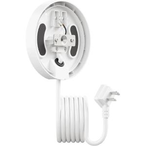 imageWyze Floodlight Cam Plugin Mount for Wyze Floodlight Cameras v1v2Pro Electrical Box with 20ft WeatherResistant Outdoor Power Cable Easy Installation WhiteWhite