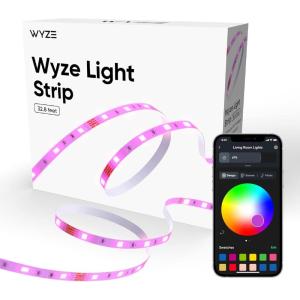 imageWyze Light Strip 328ft WiFi LED Strip Lights 16 Million Colors RGB with App Control and Sync to Music for Home Kitchen TV Party Compatible with Alexa and Google Assistant 2 Rolls of 164ft328ft
