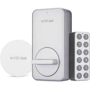 imageWyze Smart Door Lock  WiFi ampamp Bluetooth Enabled Wireless ampamp Keyless Entry Alexa Compatible Fits Most Deadbolts Includes Gateway ampamp Keypad