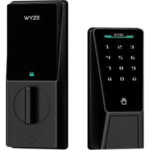 imageWyze Palm Lock Smart Door Lock with Palm Vein Recognition Keyless Entry Smart Locks for Front Door Keypad Auto Lock Dual Battery WiFi Works with Alexa ampamp Google BHMA IP53 Mechanical Key