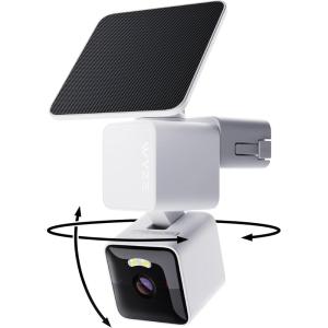 imageWYZE Solar Cam Pan Security Cameras Wireless Outdoor 2K HD 360 PanTilt Battery Powered 24GHz WiFi Cameras for Home Security AI Motion Detection Color Night Vision 2Way Audio No Blind Spots