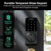 imageWyze AutoLock Bolt v2 Fingerprint Keyless Entry Smart Lock AI Learning Scanner with WiFi Front Door Lock Deadbolt AutoLock 8 Months Battery AntiPeep Keypad Backup Keys